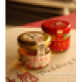 Clear Glass Round Classical Honey Jars/ Jam Jars/ Dressing & Sauce Jars with Metal Caps